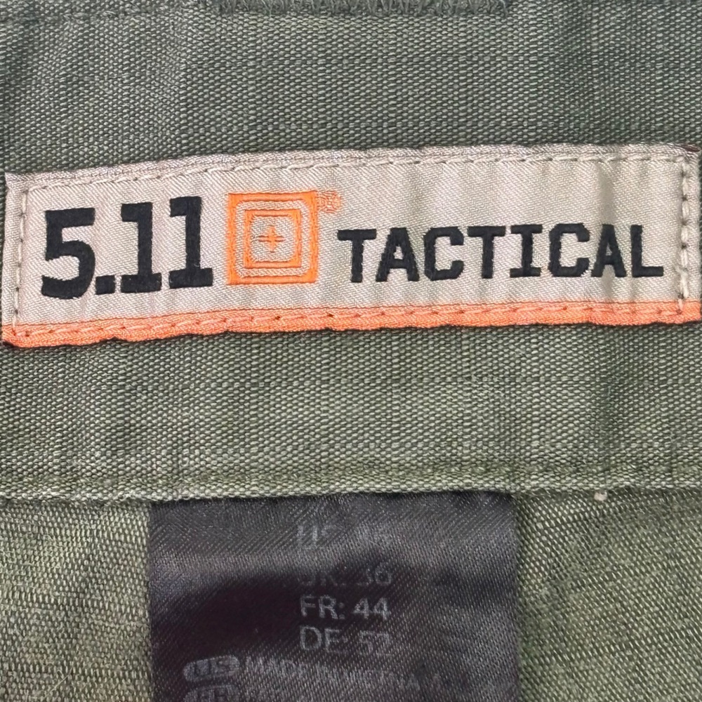5.11 Tactical Ripstop Cargo Shorts Men's Green Utility Hiking Outdoors Camp 36 - Picture 7 of 16